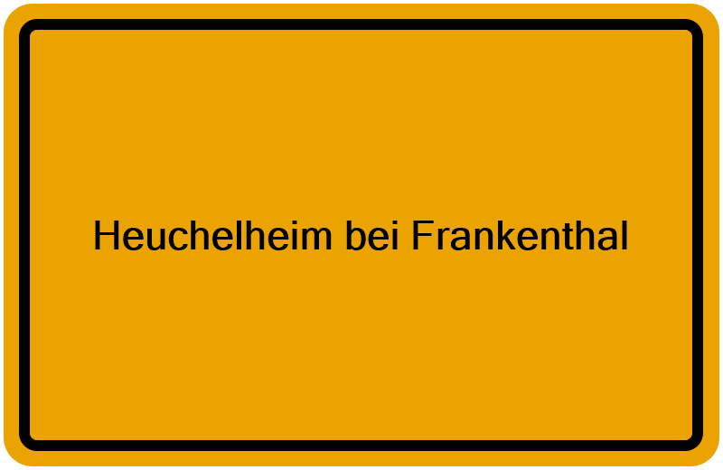 Handelsregisterauszug Heuchelheim bei Frankenthal